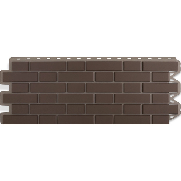 Фасадная панель Альта Профиль Кирпич клинкерный Коричневый 1220х440х20