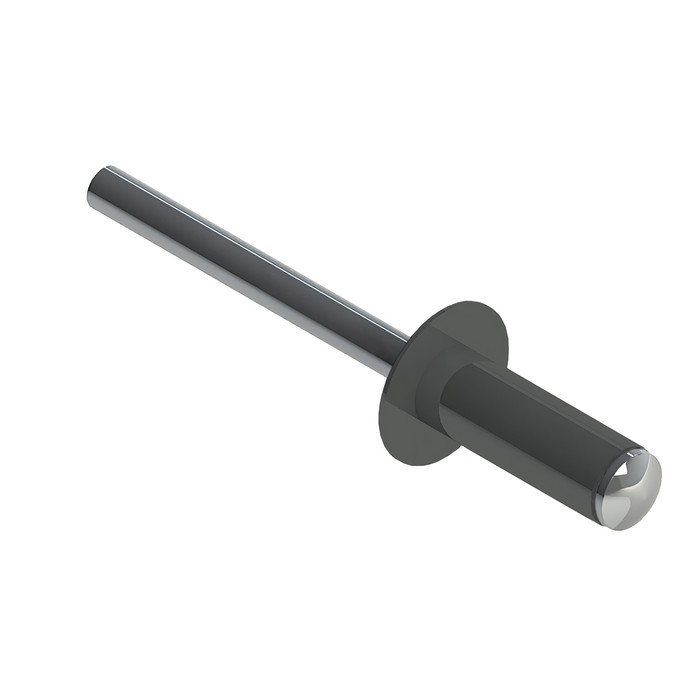 Заклёпка вытяжная Daxmer 4,0х10 RAL 7005 (750шт) нерж/нерж