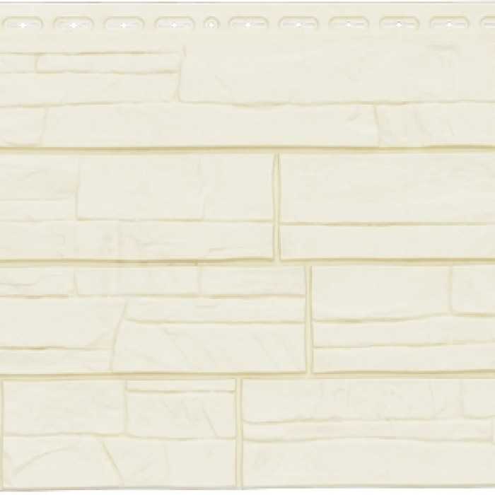 Фасадная панель Grand Line Сланец Стандарт Молочный